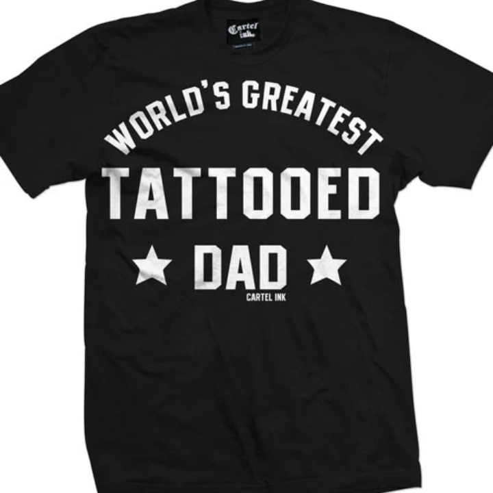S/S WORLDS GREATEST DAD - BLK